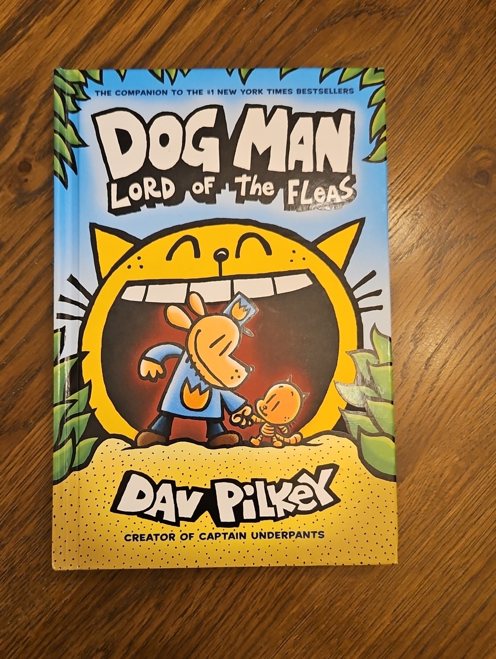 Scholastic Dog Man: Lord of the Fleas Kids Graphic Novel Blue Like New